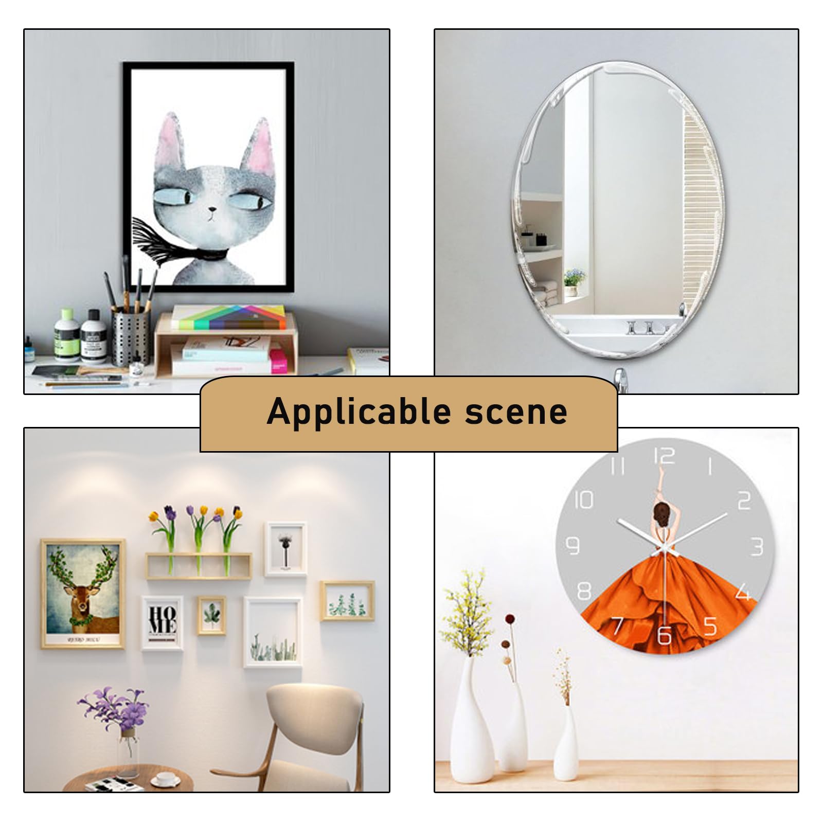 Lot De 100 Crochets En Fer Avec 240 Vis Pour Accrocher Des Cadres Photo