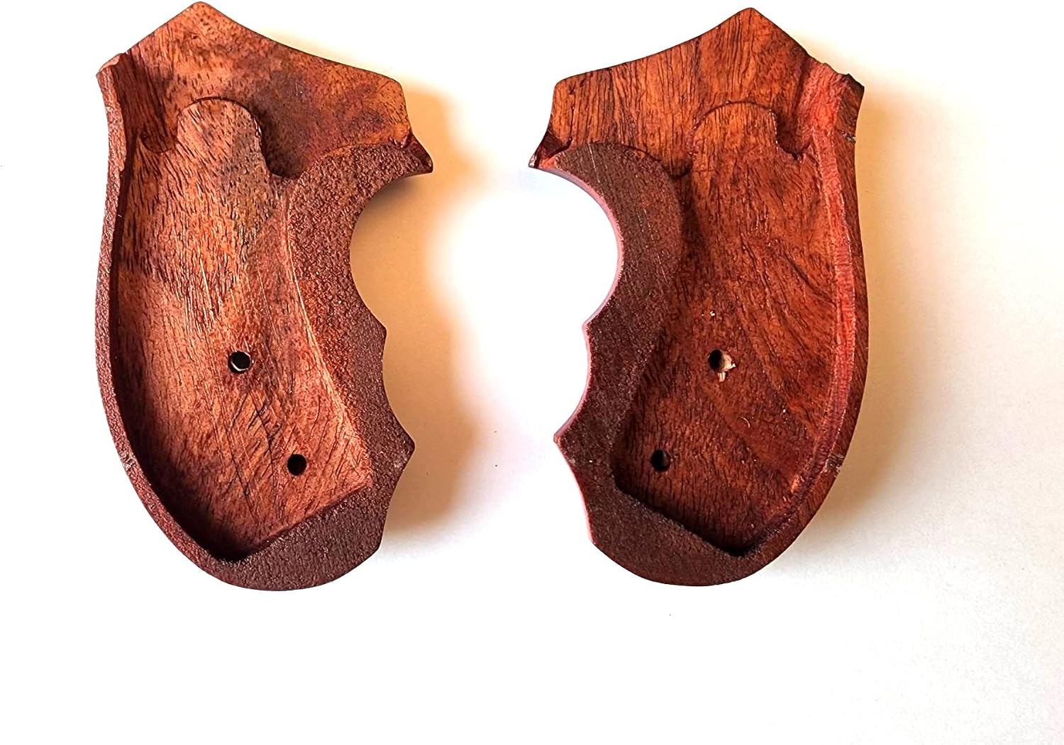 BMPL Deluxe Hardwood New Taurus Model 85 856 M M85 M856 .38 Special 2'' 2 inch Grips Hard Wood Laser Checkered Finger Groove Handmade Handcraft