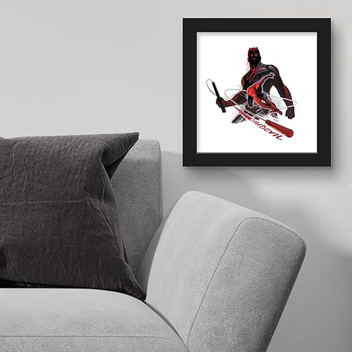 Miniatura 3 de Trends International Gallery Pops Marvel Comics Daredevil - Lienzo decorativo para pared, diseño gráfico de Billy Club de acción, 12.00 x 12.00