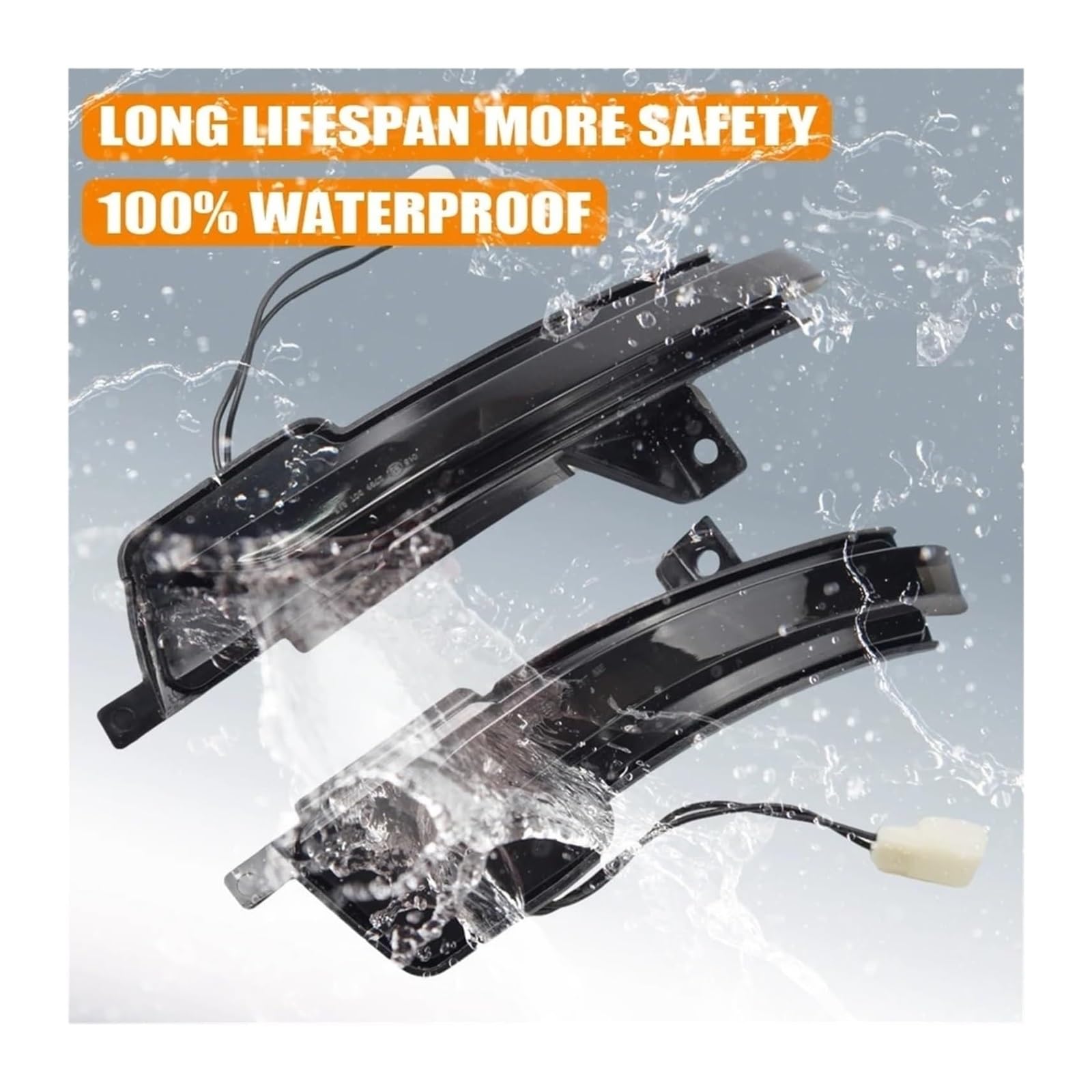 Para Mustang S550 2015-2021 Lámparas Señal Giro Indicador Luz Secuencial Espejo Lateral Dinámico Luces Intermitentes Dinámicas Señal Giro Espejo