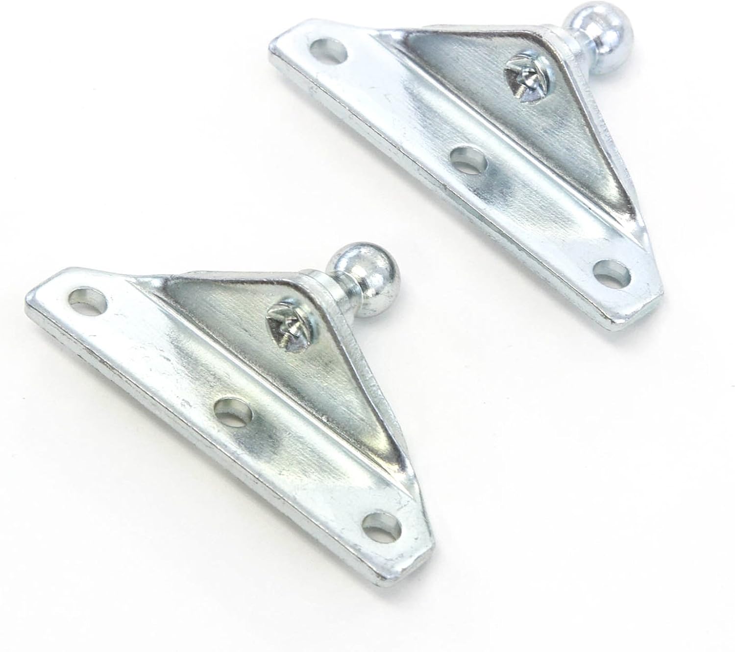 2 Ball Stud Brackets 10mm Compatible with Gas Prop Strut Spring Lift Coated Steel 10mm