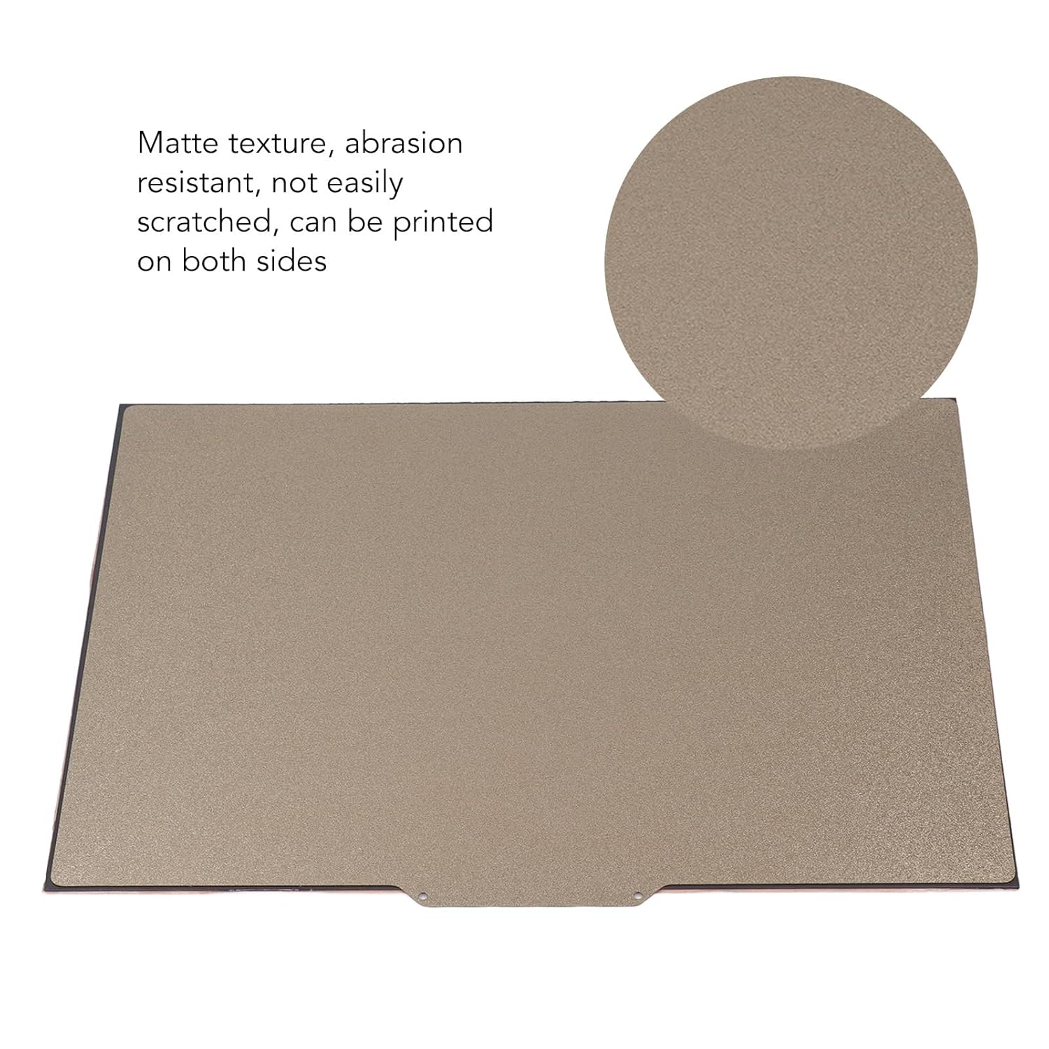 3D プリンタービルドプレート両面 PEI 粉体塗装プリントベッド、高強度と強力な粘着力を備えたスプリングスチール磁気シート、A8