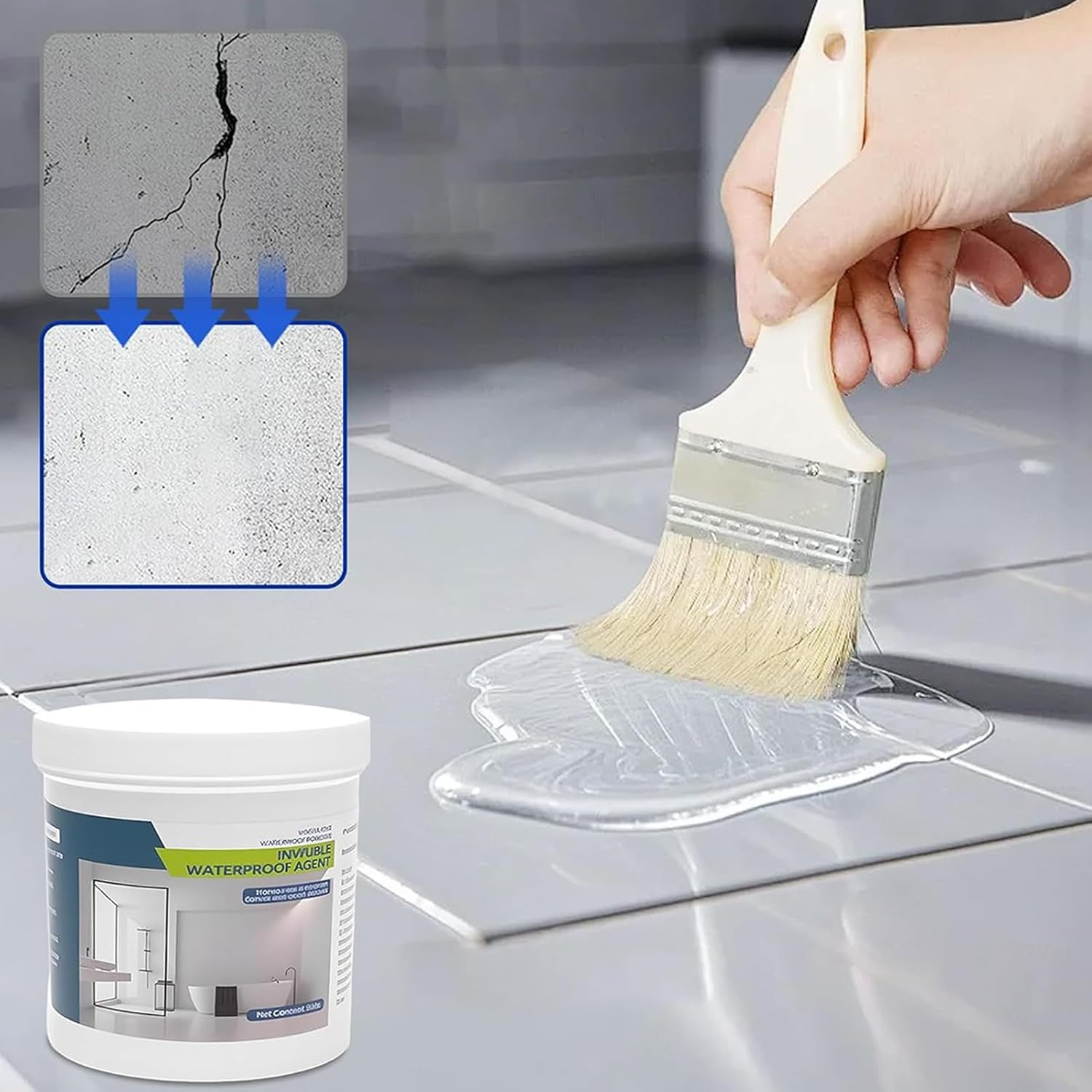 Transparent Waterproof Sealant - Resin UV Resistant Adhesive for Roof Repair, Strong Bonding with Durable Protection, Clear Sealant for Cover Window