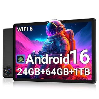 Android 16 Tablet 10 inch 24GB RAM 64GB ROM 1TB HD IPS WiFi - Amazon product rated Grade B