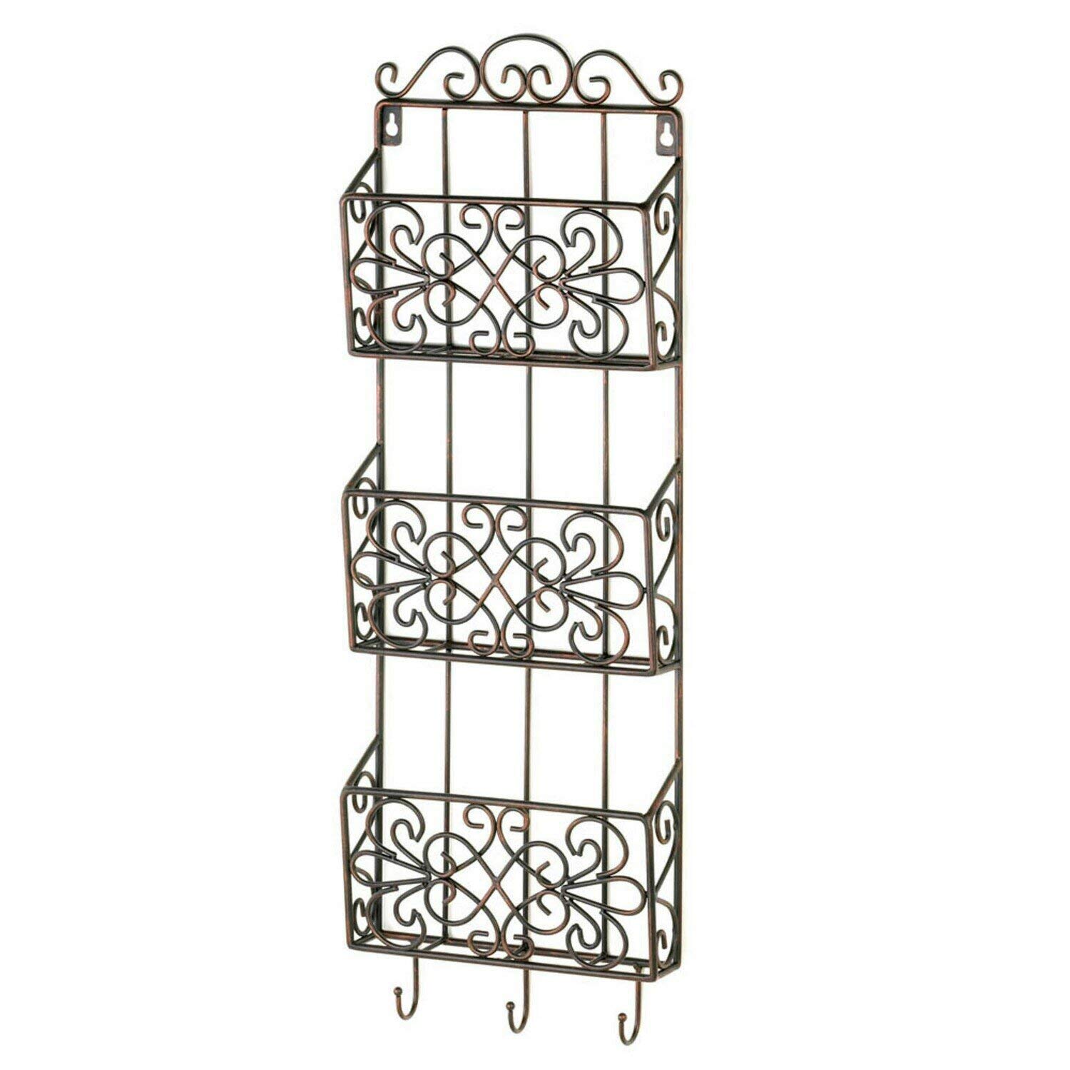Vintage Charm Triple Wall Rack (Pack Of 1 Ea)