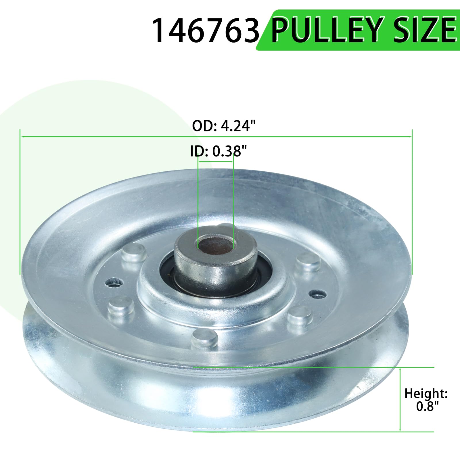 Amazon.com : NICHEFLAG 146763 Pulley Replaces Craftsman 146763  