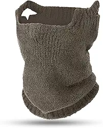 Polaina de pescoço de inverno, respirável, máscara de esqui para snowboard, corrida, corrida, Cinza escuro, Tamanho Único