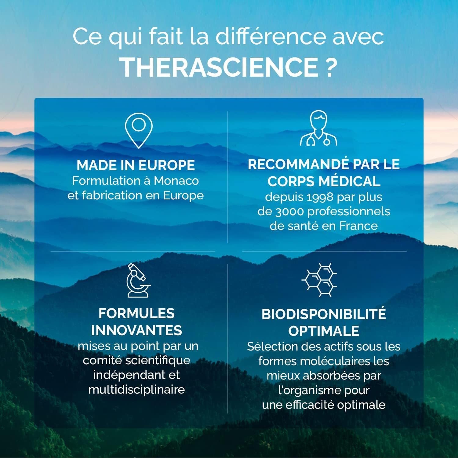 DERMASSENTIEL COLLAGÈNE+ | Repulpe & Raffermit | 10g de Collagène marin hydrolysé Peptan® | Acide hyaluronique Nutrihyl®| 6 Bio-actifs | Zinc + Vitamine C | 15 sachets | Laboratoire THERASCIENCE