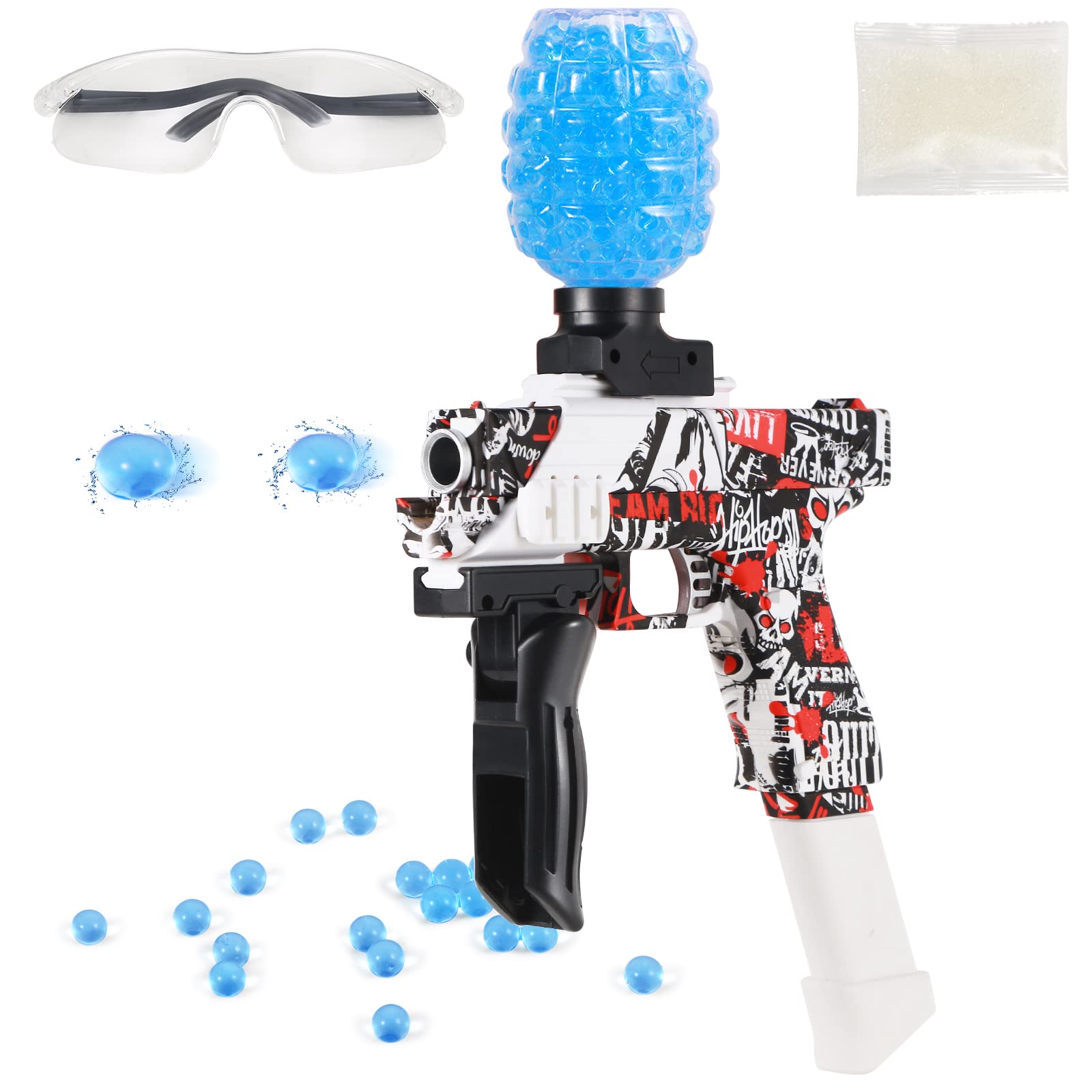 Buy Automatic Gel Ball Blaster, Safety Splatter Ball Blaster, Backyard