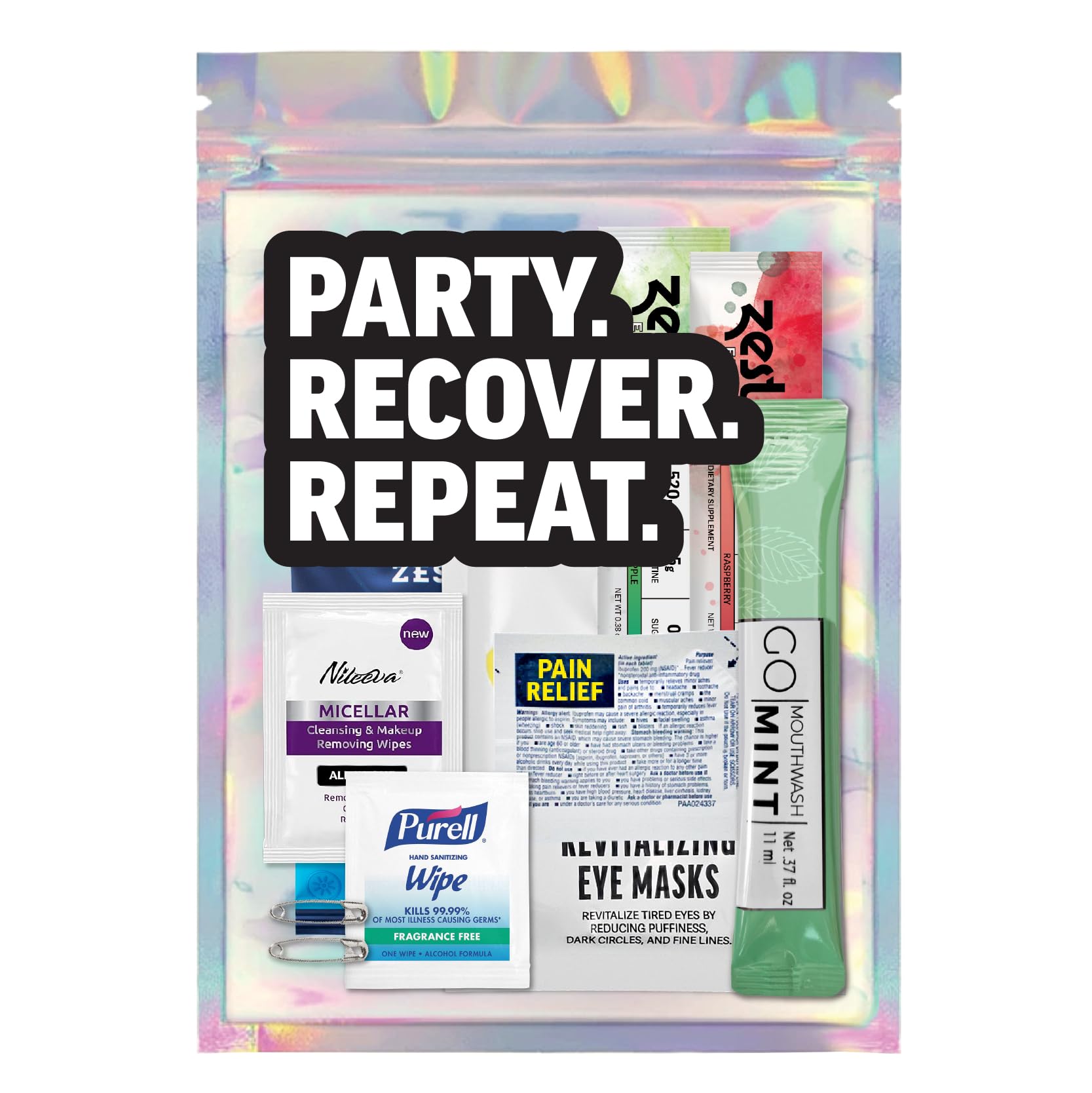 Amazon.com: Hangover Kit – 10pc Pre-Filled Bags with Essential