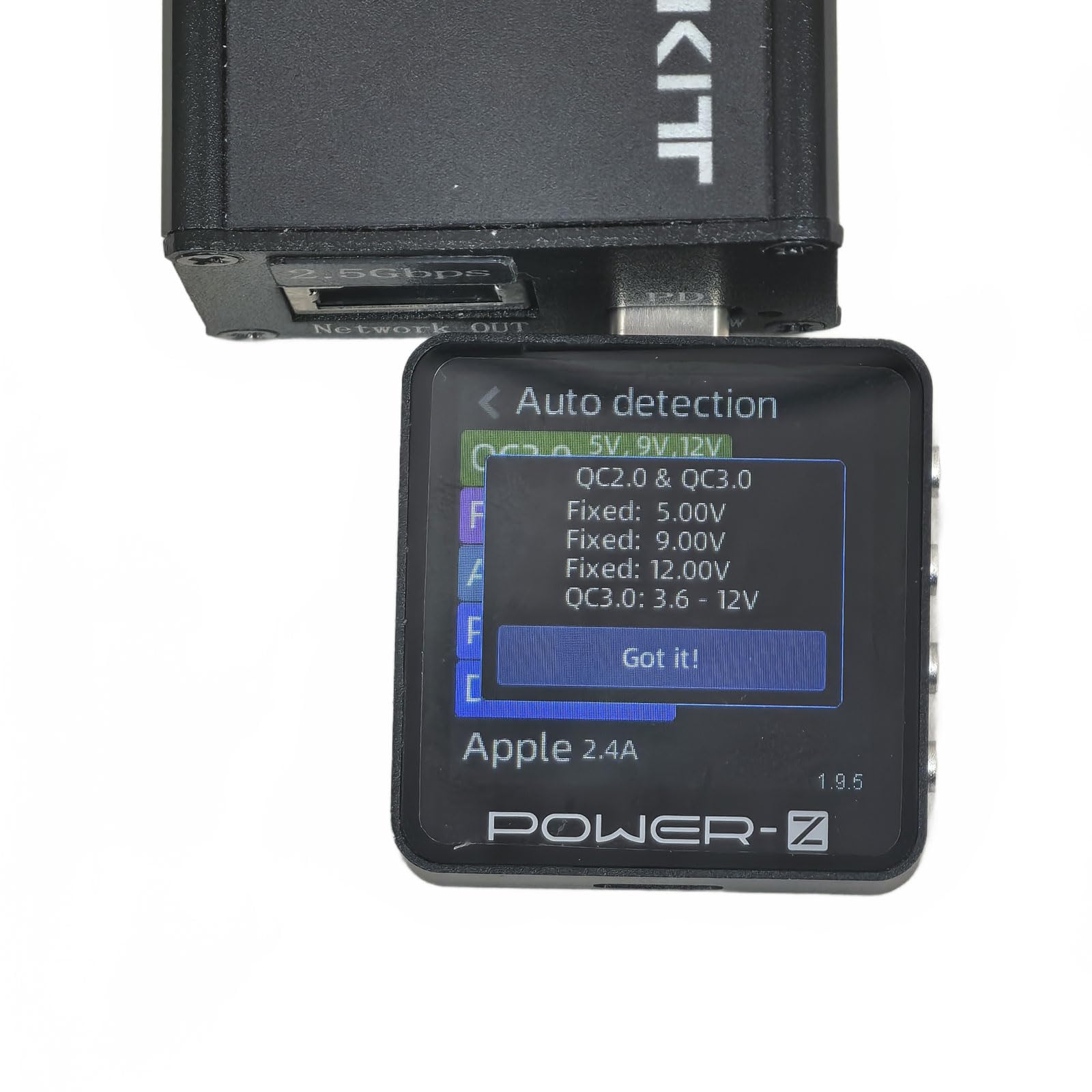 Splitter PoE da 2,5 Gbps e adattatore passthrough a USB Type-c 20W PD3.0 PPS QC 4+/3.0 802.3at