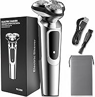Ordele FK-396 Electric Razor for Men: 2025 Upgraded USB-C Wet Dry Shaver with Pop-Up Trimmer & Travel Case, Black