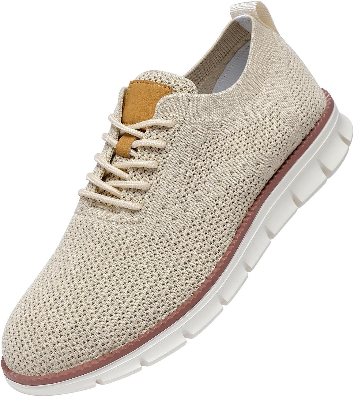 YIQIMIN Men’s Casual Dress Shoes Fashion Mesh Lace-Up Oxfords Business Comfortable Lightweight Walking Sneakers