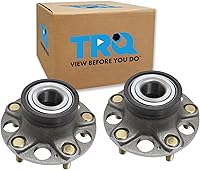 Vista 45 de Conjunto de buje y rodamiento de rueda trasera izquierda y derecha TRQ 2 piezas Compatible con Mazda CX-9 2007-2015 Todo Tracción