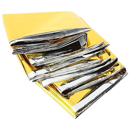 Emergency Blanket, Small Size Survival Emergency Blanket Survival Hiking Blanket Thermal Sleeping Bag for Hiking for Camping