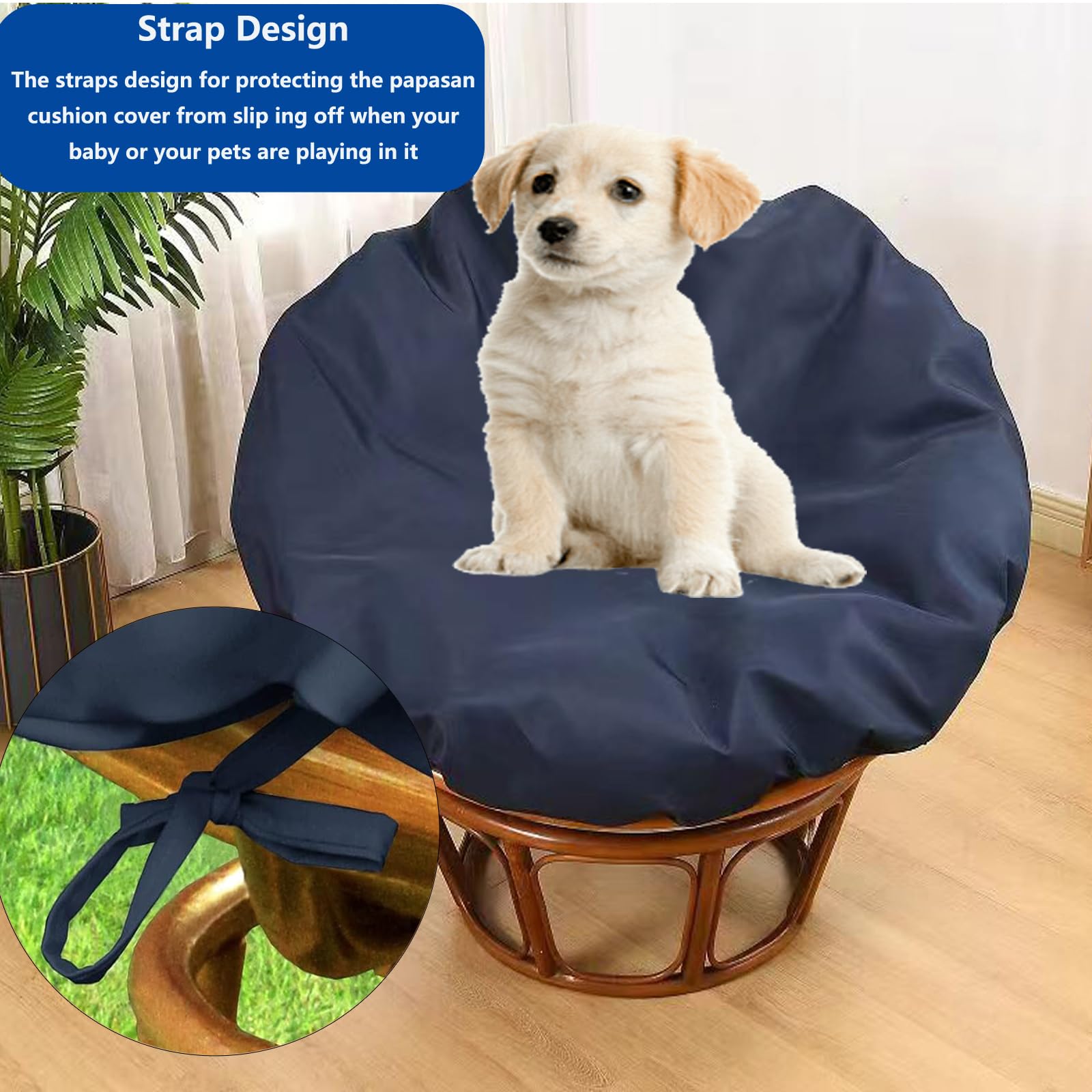 TENAGE Papasan Kussenhoes, alleen kussensloop, Papasan stoel voor