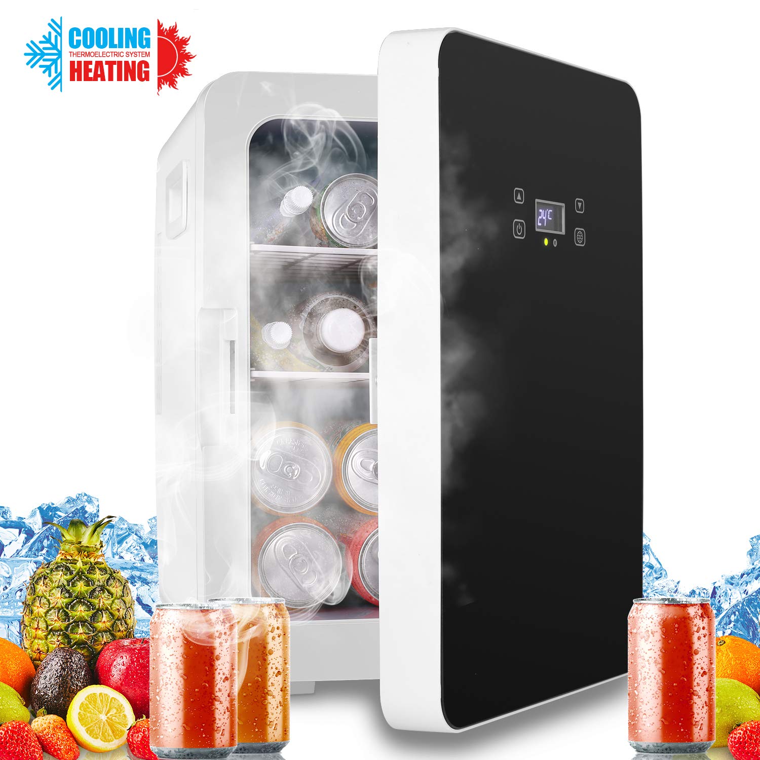 Buy 20 Liter Mini Fridge with Cooler and Warmer, Compact Refrigerator