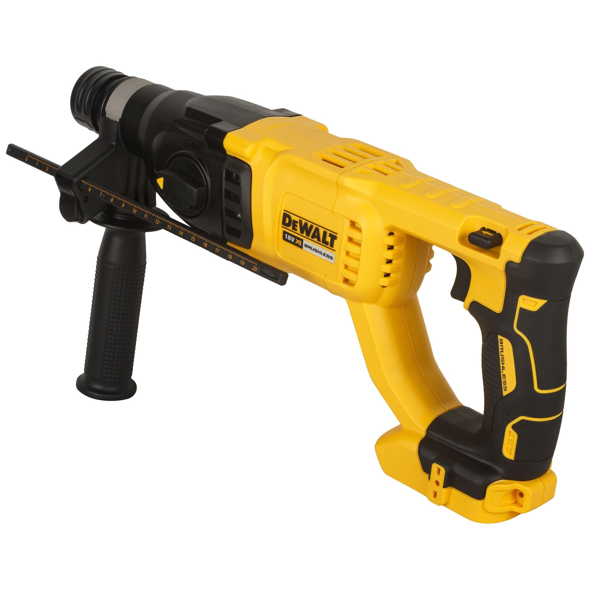DeWalt Martello Elettropneumatico Brushless XR 18V ​​SDS-Plus 2.6J senza caricabatteria/batteria con custodia TSTAK, Multicolore
