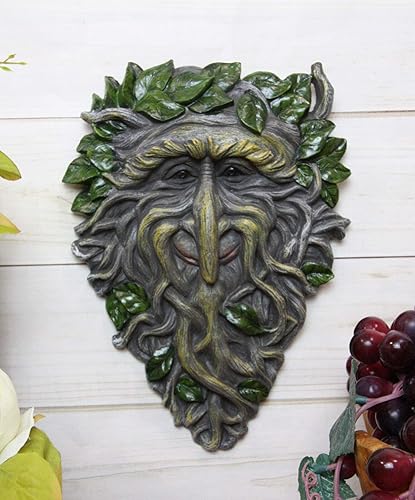 Miniatura 8 de Ebros Nature Spirit God Celtic Somerset Summer Vines Greenman - Placa colgante de pared de 10.5 pulgadas de alto, árbol de la vida Wiccano con