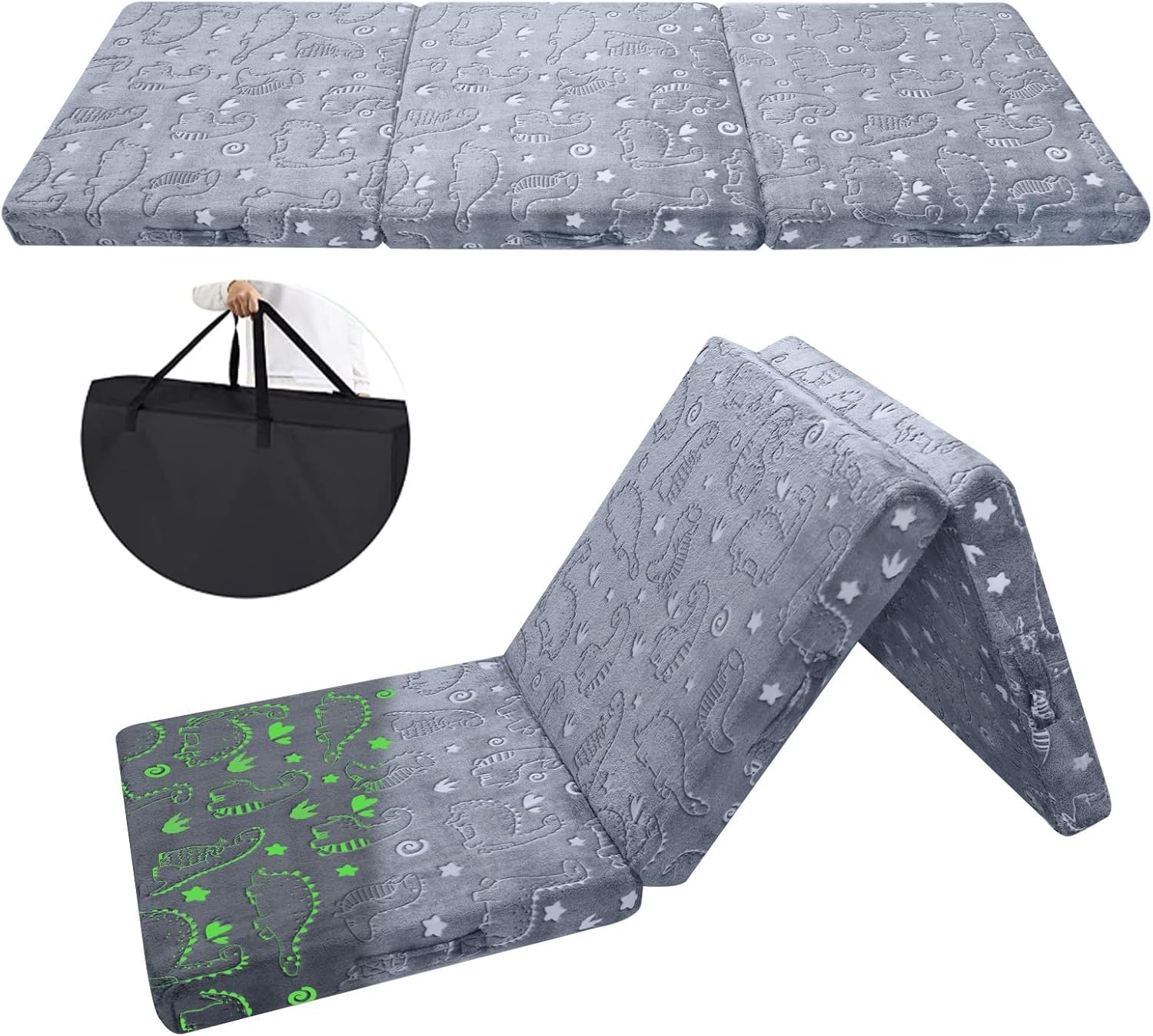 MeMoreCool Foldable Floor Mattress for Kids, Toddler Floor