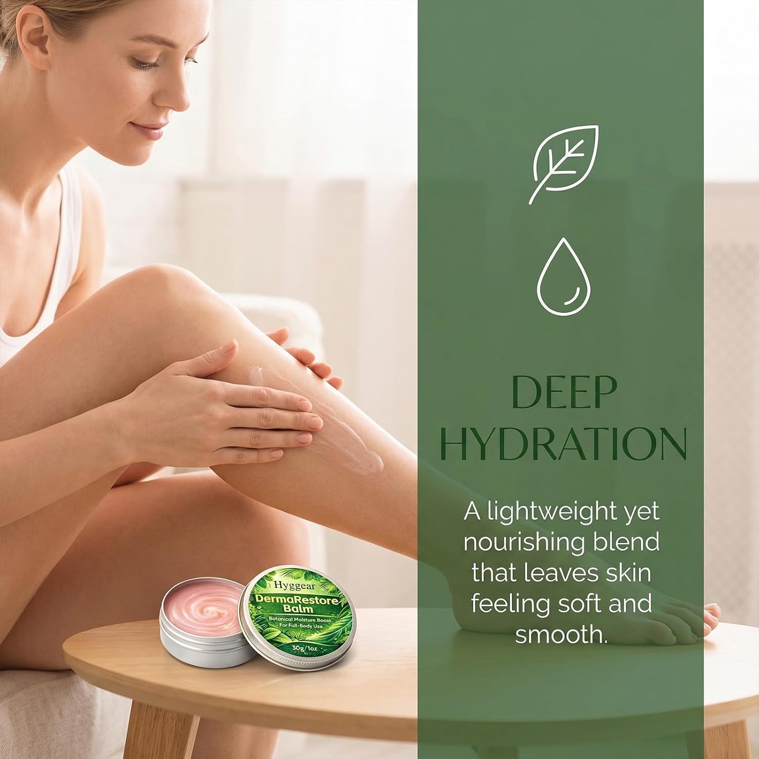 Miracle Balm, Soothing & Moisturizing Body Balm for Back, Hands, Feet & Arms, Relaxing Skin Care, 2 Pack