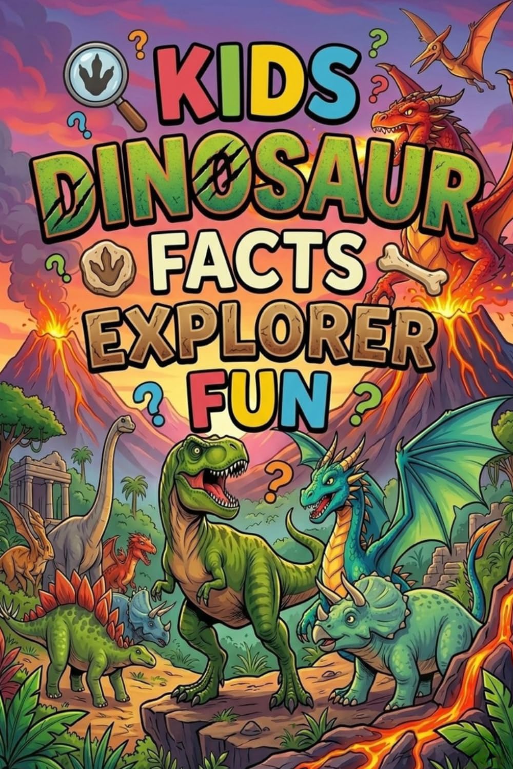 Kids Dinosaur Facts Explorer Fun: Amazing Prehistoric Discoveries for Curious Young Dinosaur Fans