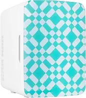 Cooluli Mini geladeira de 10 L para quarto – carro, mesa de escritório e dormitório – Cooler e aquecedor portátil de 12 V para alimentos, bebidas, cuidados com a pele, beleza e maquiagem – Geladeira