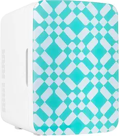 Cooluli Mini geladeira de 10 L para quarto – carro, mesa de escritório e dormitório – Cooler e aquecedor portátil de 12 V para alimentos, bebidas, cuidados com a pele, beleza e maquiagem – Geladeira