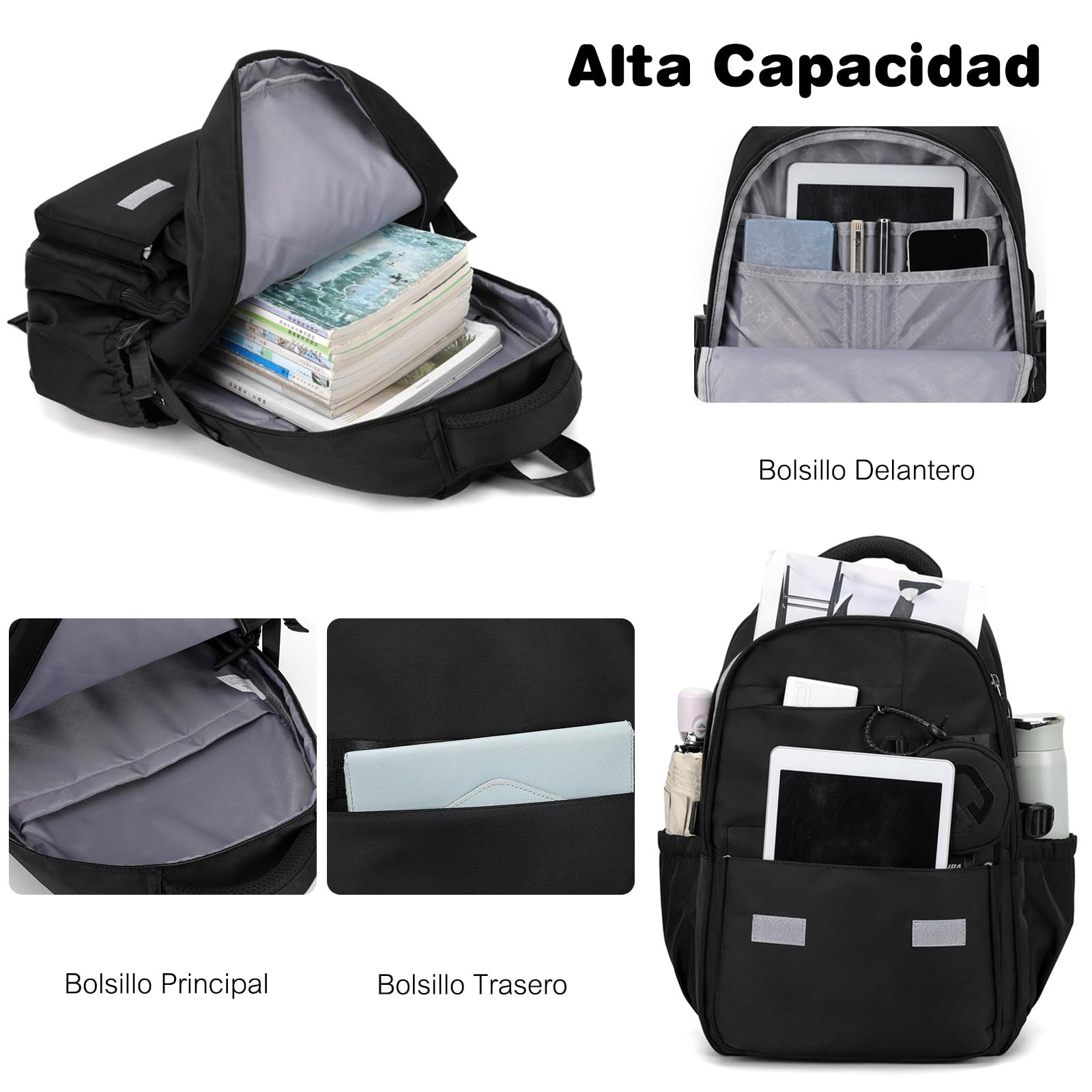 FANDARE Mochilas infantiles con monedero Mochila Escolar para Niños y Niñas de 8 a 17 Años Mochilas tipo casual 40L Bolsas escolares Estudiante Universitario Adolescentes marcha Bolsos mochila