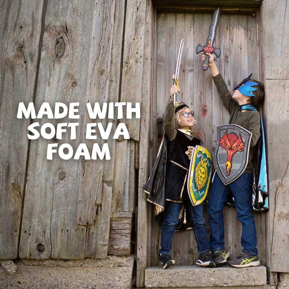 Great Pretenders Enchanted Unicorn Foam Shield for Kids | Unicorn-Themed Pretend Play Shield