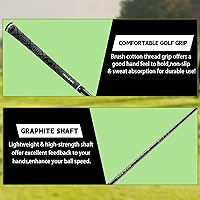 Vista 5 de MAZEL Drivers de Golf de Titanio para Hombres, Diestros, 460CC