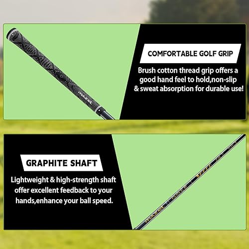 Miniatura 5 de MAZEL Drivers de titanio para golf para hombres diestros, 460CC