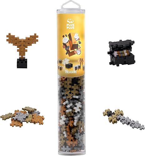 Miniatura 15 de Plus Plus Bloques de construcción entrelazados de 240 piezas para niños, juguetes de conexión de extremo abierto, mini manipulativos Stem Bin