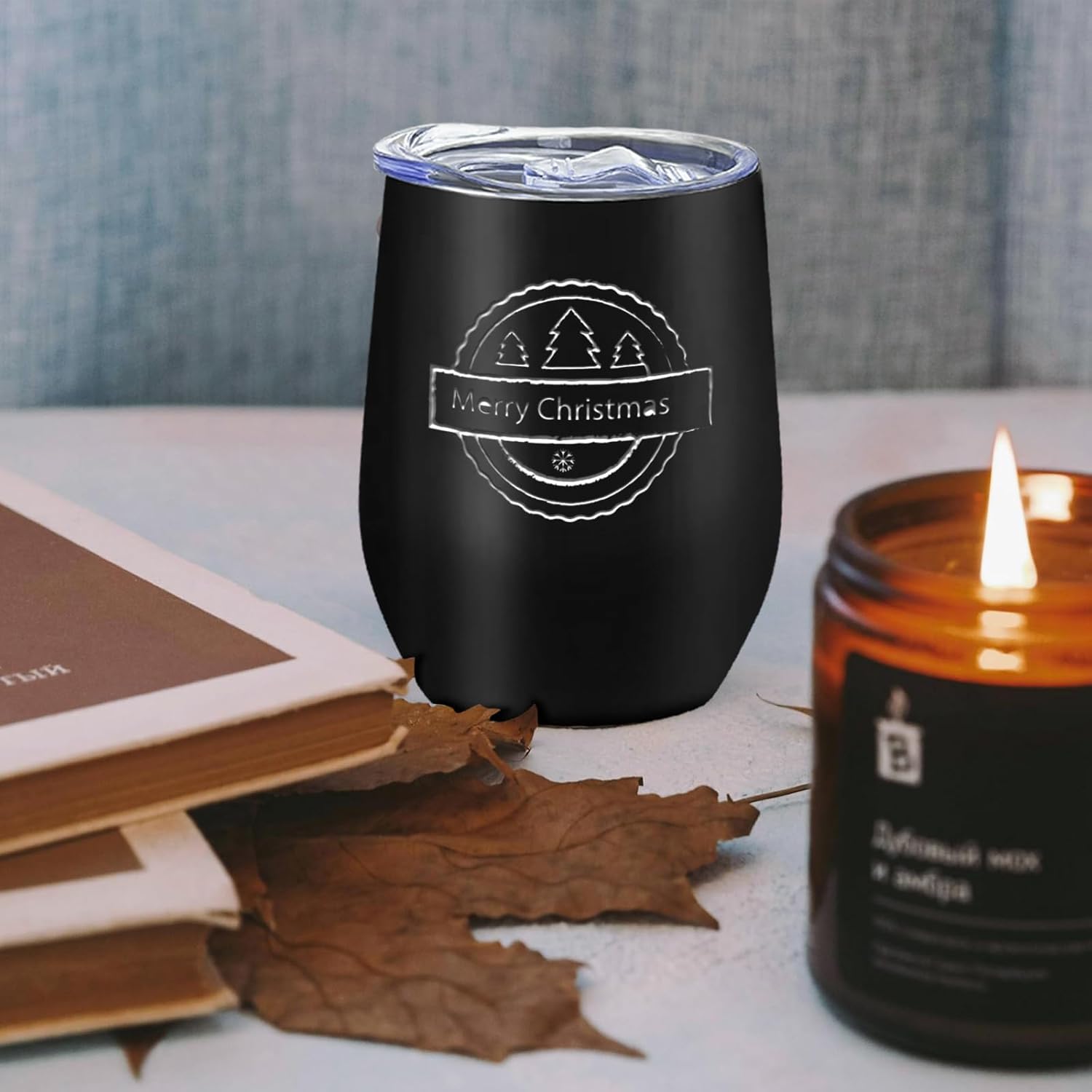 YOUKE OLA 18 Pack Stainless Steel Wine Tumbler with lid, 12oz Insulated Powder Coated Wine Tumbler Stemless Double Wall Vacuum Wine Glass Coffee Tumbler for Laser Engrave, Black - Image 6