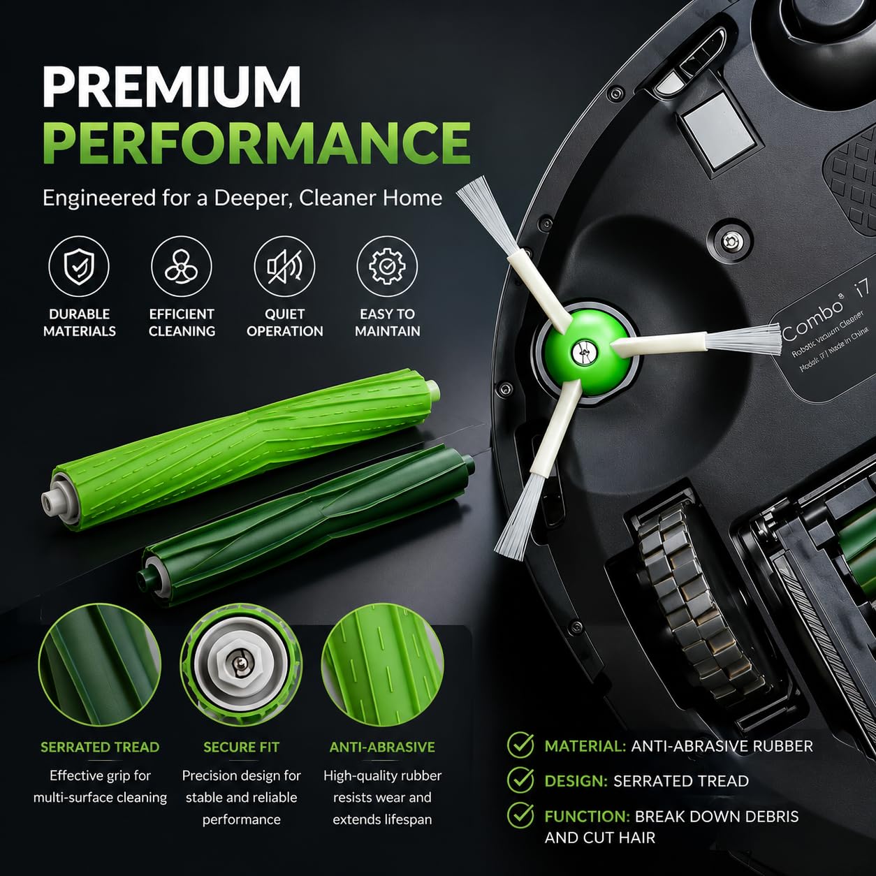 【スペア部品付き】iRobot Roomba i3+ Amazon.com: ANBOO 13 Pack Replacement Parts for iRobot Roomba i3