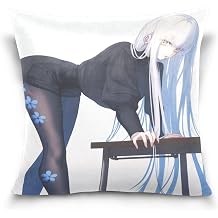 Sexy Anime Long Hair Girl Body Pillows Pillow Cases 1 Pack Bed Bed Pillows with Covers