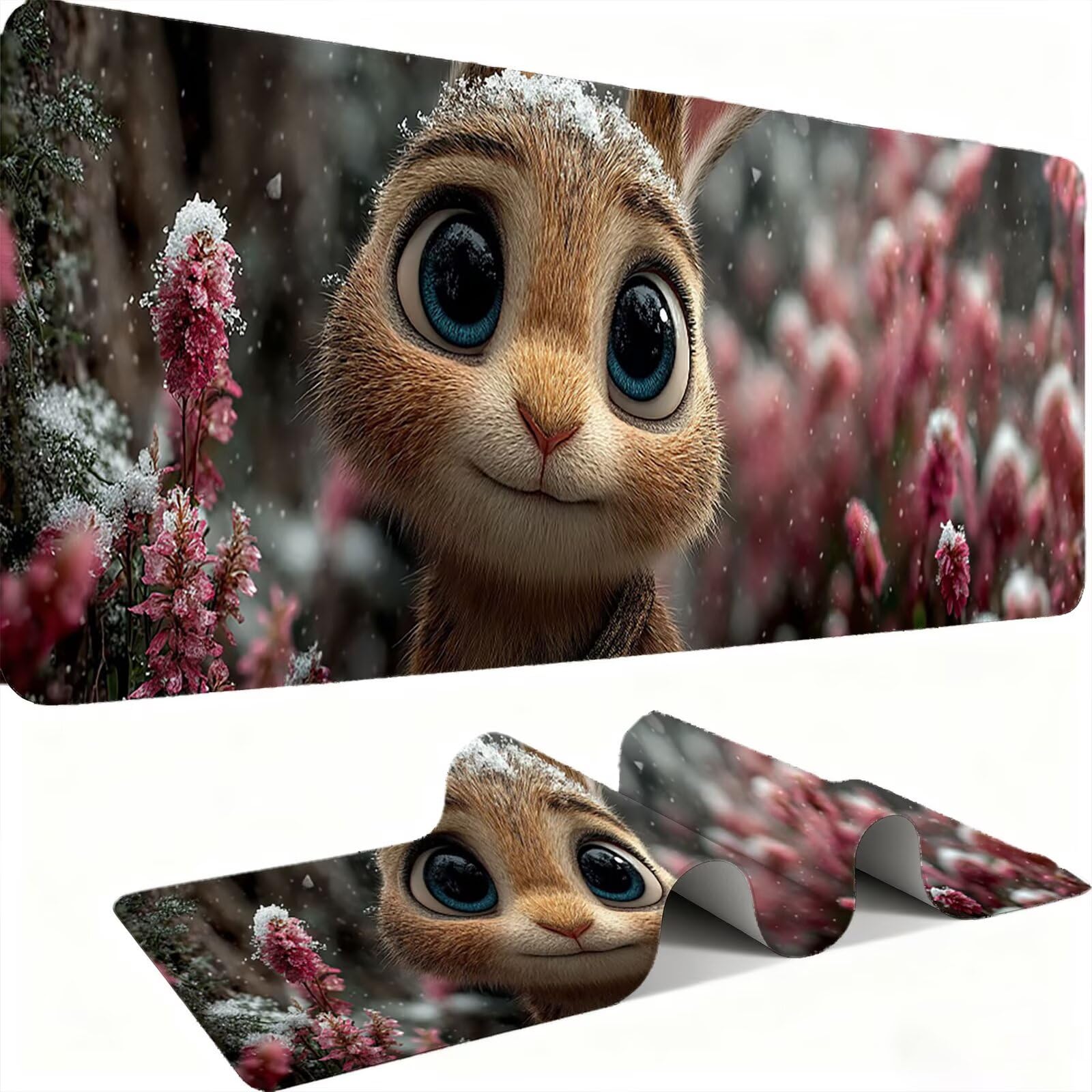 Podkładka pod mysz XXL 1500 x 800 mm mata biurkowa, duża, wielofunkcyjna i przedłużona mata na biurko, ochrona na biurko z podstawą antypoślizgową, do wszystkich rodzajów myszy do gier domowych