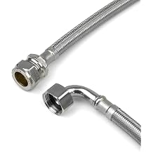 1/2 x 15mm Compression Elbow 90  500mm Pipe | WRAS Approved
