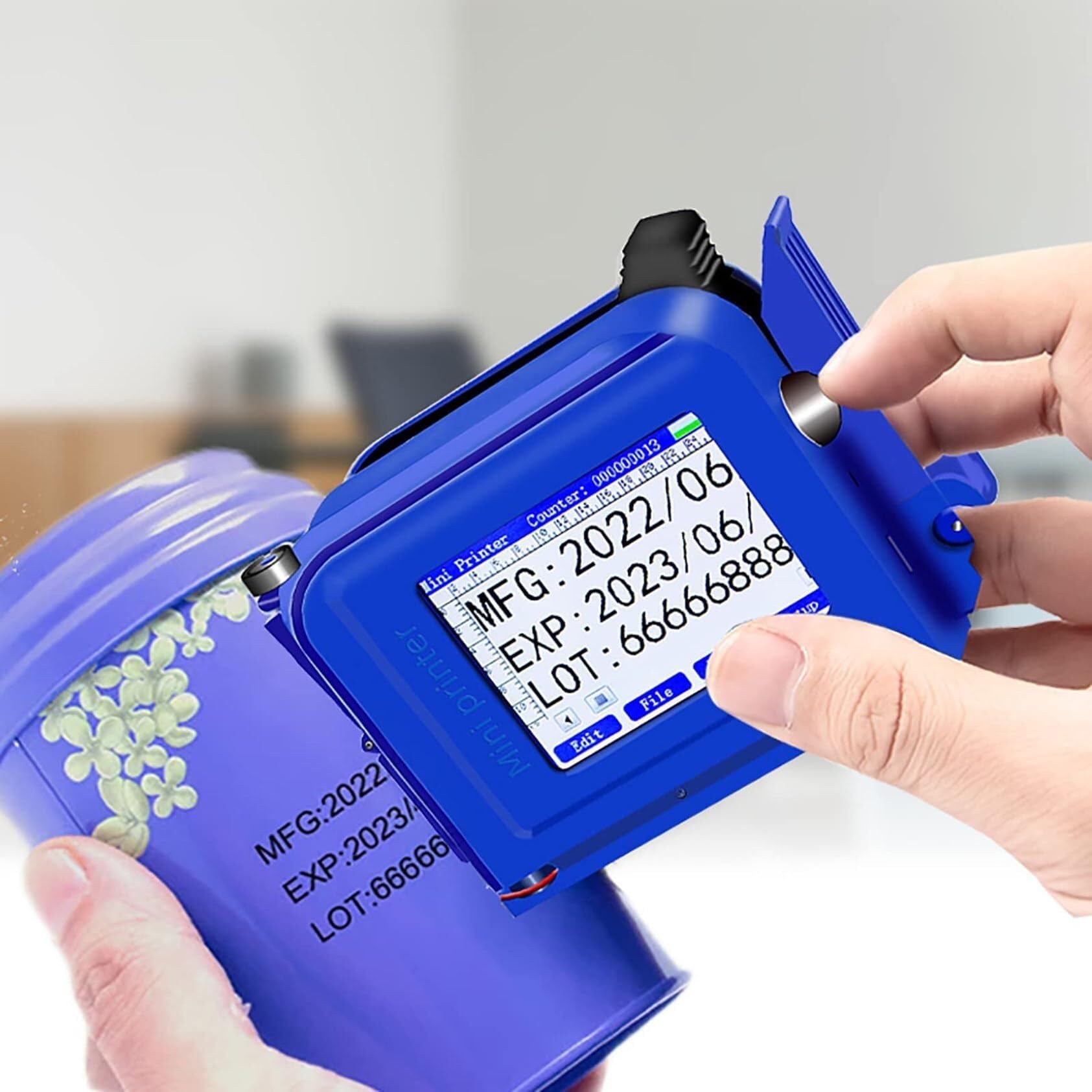 ハンディー刻印機　hamdheld inkjet printer Amazon.com : Handheld Inkjet Printer, Mini Label Coding