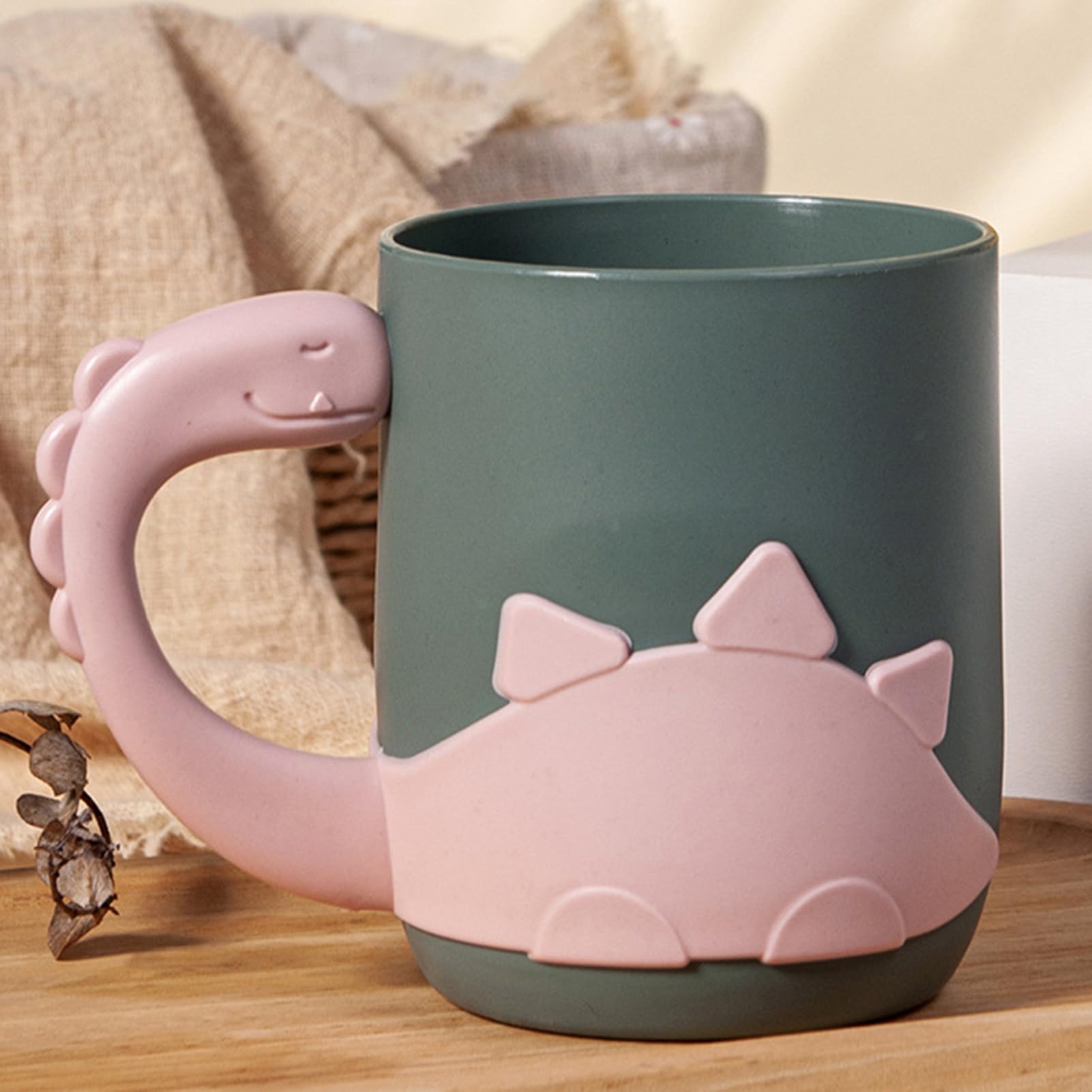 ohfruit Tazza per collutorio Materiale PET Buona tenuta Bocca liscia Semplice Traslucida Colocutorio Tazza Portatile di Facile Accesso Infrangibile Spazzolino Da Dormitorio Da Viaggio Fornitura Grigio