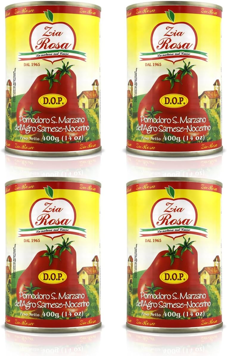 Zia Rosa San Marzano Tomatoes D.O.P. (4 x 400g)