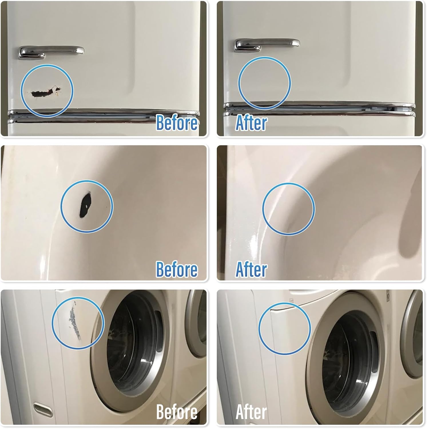 Porcelain Sink Touch Up Paint, High-Gloss Porcelain Repair Kit White & Appliance Paint for Chips, Scratches, Cracks and Spots on Enamel, Acrylic, porcelain, Sinks, Tubs, Bathtub, Appliances, Metal, Tiles in Kitchen and Bathroom. (Gloss White) - Image 5