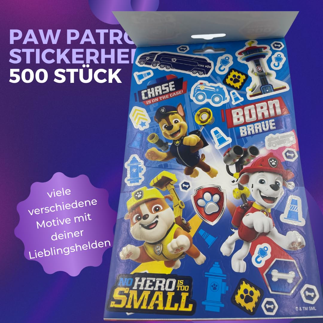 TM Essentials Paw Patrol Sticker Book - Over 300 Stickers With Chase, Marshall, Skye - View #2
