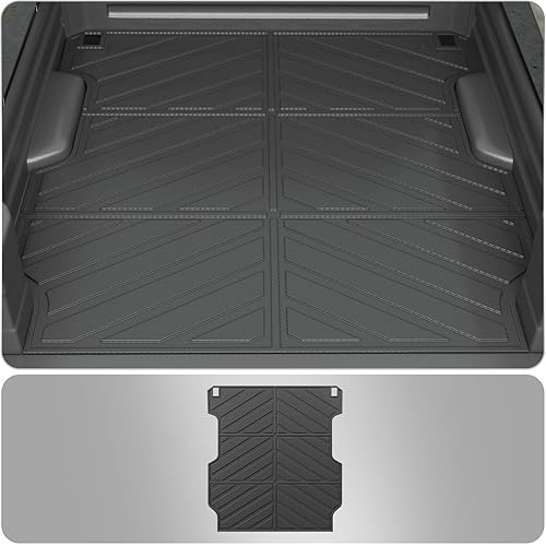 Miniatura 11 de Tapete para caja de camioneta compatible con Nissan Frontier 2022, 2023, 2024, 2025, alfombrilla de cama de maletero de elastómero termoplástico,
