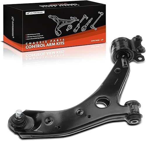 A-Premium Brazo de control inferior delantero derecho, con rótula y buje, compatible con Mazda 3 2004-2009, 3 Sport 2009, 5 2006-2010 y 2012-2017,