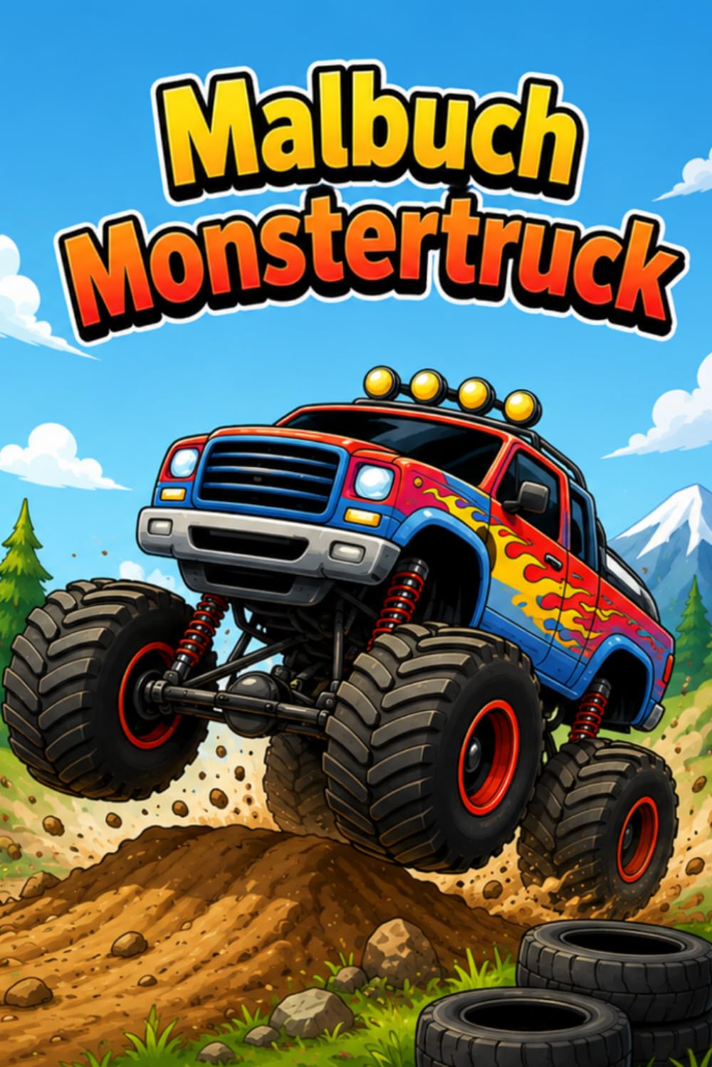 Das große Monstertruck Malbuch