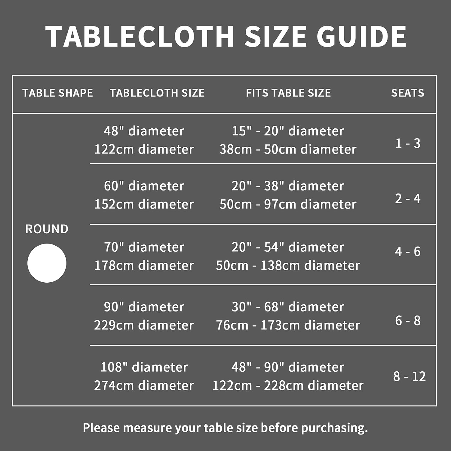 Uр Tо 40% оƒƒ Romanstile Round Waterproof Tablecloth Stain Resistant and Wrinkle Free Table Cloths for Kitchen Dining/Party/Wedding Indoor and Outdoor Use Washable Polyester Table Cover (Gold, 60 inch)