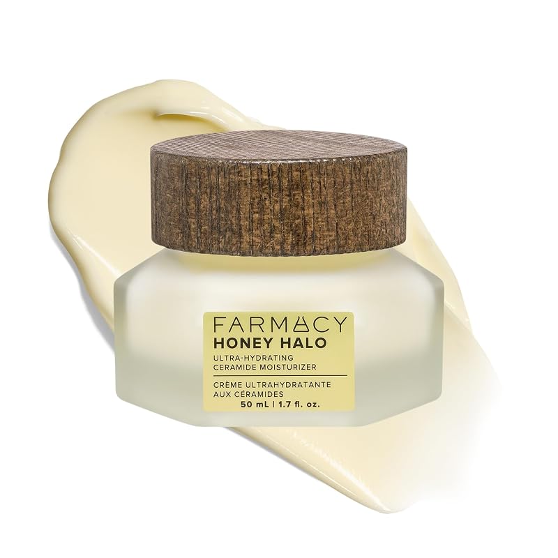 Farmacy Honey Halo Creme facial com ceramidas e mel de trigo-sarraceno, 50 mL