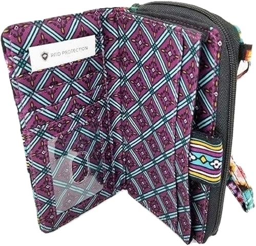 Vista 3 de Vera Bradley Pulsera combinada icónica RFID en vides florales, Floral