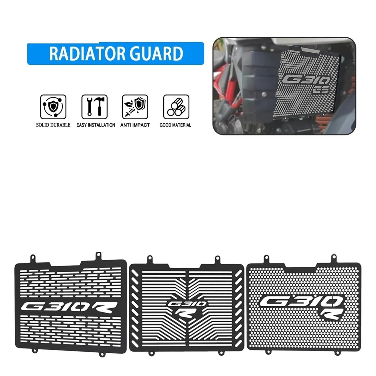 Dla BMW G310GS/G310R/G310 GS R 2016-2024 Osłona Chłodnicy Motocykla